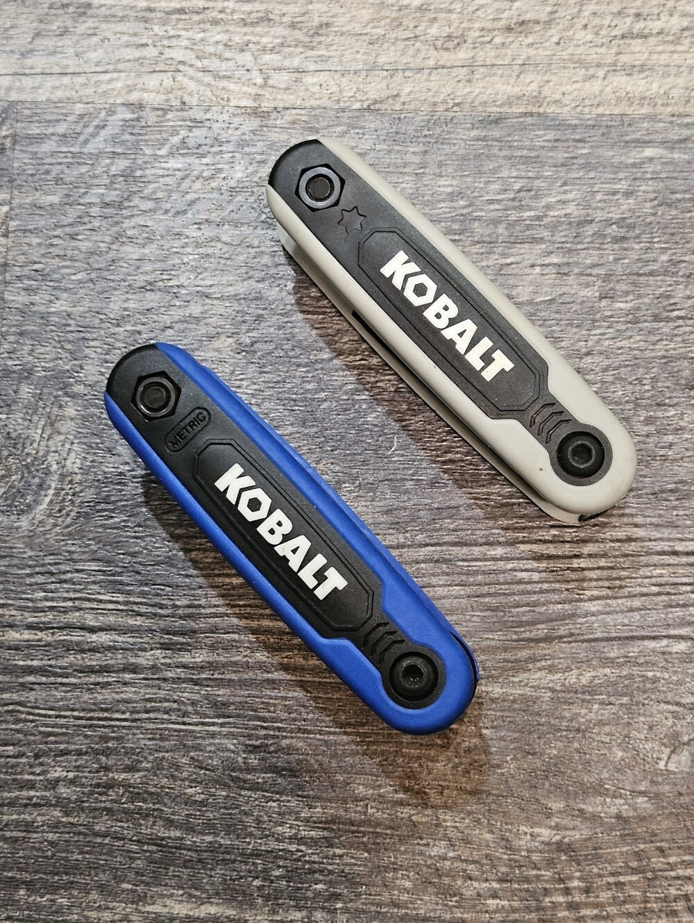 Two KOBALT 8 Key Hex Set: Metric & Standard Star
